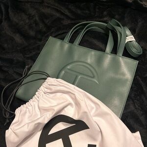 Green Telfar Tote with DustBag